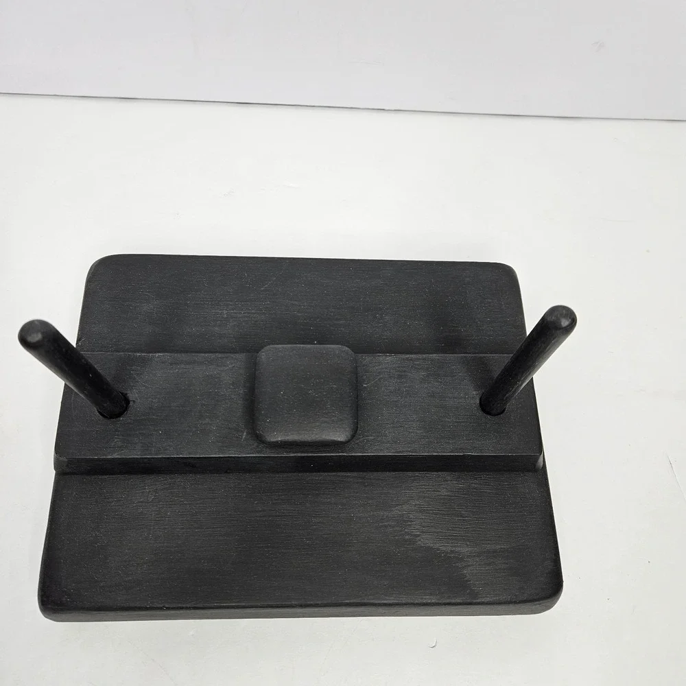 Napkin Holder Black Solid‎ Wood